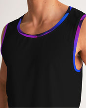 Load image into Gallery viewer, Blue&amp;Purple Rose Men&#39;s Sports Tank
