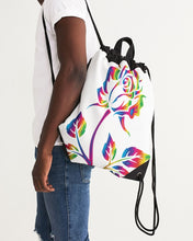 Load image into Gallery viewer, LIMITED EDITION* Pride Rose 2021 Canvas Drawstring Bag
