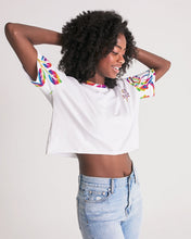 Load image into Gallery viewer, LIMITED EDITION* Pride Rose 2021 Women&#39;s Lounge Cropped Tee
