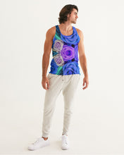 Load image into Gallery viewer, Bloomin&#39; Blues Men&#39;s Tank
