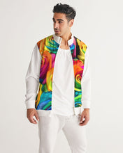 Load image into Gallery viewer, Special Edition* Tie Dye Pride 2021 Men&#39;s Track Jacket

