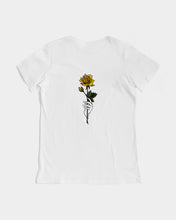 Load image into Gallery viewer, Fall Roses White Women&#39;s Graphic Tee
