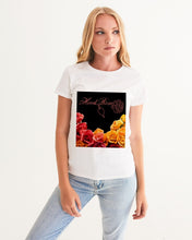 Load image into Gallery viewer, Fall Roses-Black Women&#39;s Graphic Tee
