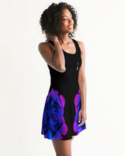 Load image into Gallery viewer, Blue&amp;Purple Rose Women&#39;s Racerback Dress
