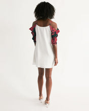 Load image into Gallery viewer, La Colora Women&#39;s Open Shoulder A-Line Dress
