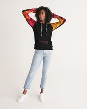 Load image into Gallery viewer, Fall Roses-Black Women&#39;s Hoodie

