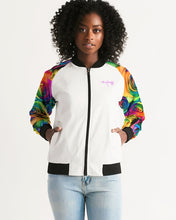 Load image into Gallery viewer, Special Edition* Tie Dye Pride 2021 Women&#39;s Bomber Jacket
