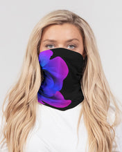 Load image into Gallery viewer, Blue&amp;Purple Rose Neck Gaiter Set
