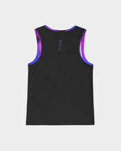Load image into Gallery viewer, Blue&amp;Purple Rose Men&#39;s Sports Tank
