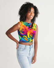 Load image into Gallery viewer, Special Edition* Tie Dye Pride 2021 Women&#39;s Twist-Front Tank
