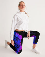 Load image into Gallery viewer, Blue&amp;Purple Rose Women&#39;s Track Pants

