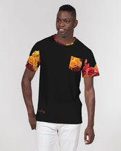 Load image into Gallery viewer, Fall Roses-Black Men&#39;s Everyday Pocket Tee
