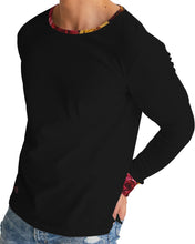 Load image into Gallery viewer, Fall Roses-Black Men&#39;s Long Sleeve Tee
