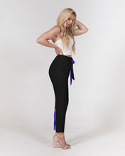 Load image into Gallery viewer, Blue&amp;Purple Rose Women&#39;s Belted Tapered Pants
