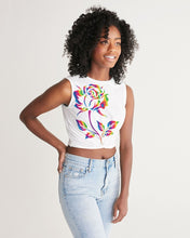 Load image into Gallery viewer, LIMITED EDITION* Pride Rose 2021 Women&#39;s Twist-Front Tank
