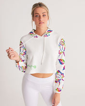 Load image into Gallery viewer, LIMITED EDITION* Pride Rose 2021 Women&#39;s Cropped Hoodie
