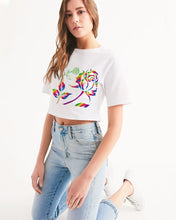 Load image into Gallery viewer, LIMITED EDITION* Pride Rose 2021 Women&#39;s Cropped Tee
