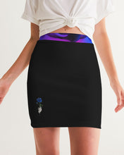 Load image into Gallery viewer, Blue&amp;Purple Rose Women&#39;s Mini Skirt
