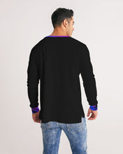 Load image into Gallery viewer, Blue&amp;Purple Rose Men&#39;s Long Sleeve Tee
