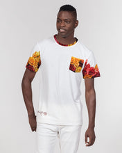 Load image into Gallery viewer, Fall Roses White Men&#39;s Everyday Pocket Tee
