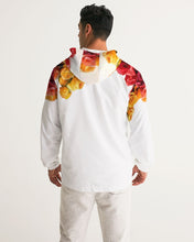Load image into Gallery viewer, Fall Roses White Men&#39;s Windbreaker
