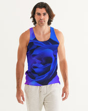 Load image into Gallery viewer, Blue&amp;Purple Rose Men&#39;s Tank
