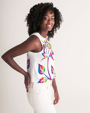 Load image into Gallery viewer, LIMITED EDITION* Pride Rose 2021 Women&#39;s Cropped Tank
