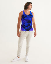 Load image into Gallery viewer, Blue&amp;Purple Rose Men&#39;s Tank
