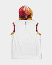 Load image into Gallery viewer, Fall Roses White Men&#39;s Premium Heavyweight Sleeveless Hoodie
