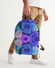 Load image into Gallery viewer, Bloomin&#39; Blues Floral Large Backpack
