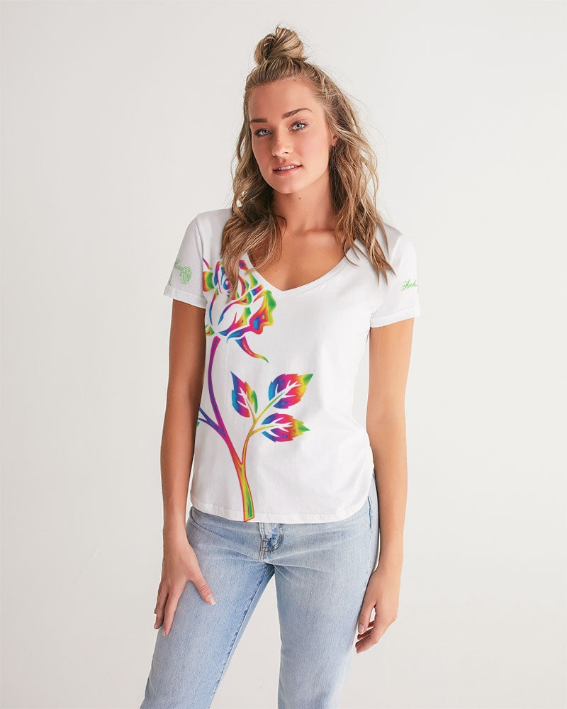 LIMITED EDITION* Pride Rose 2021 Women's V-Neck Tee