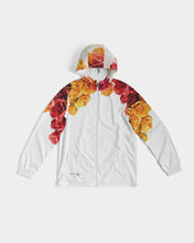 Load image into Gallery viewer, Fall Roses White Men&#39;s Windbreaker
