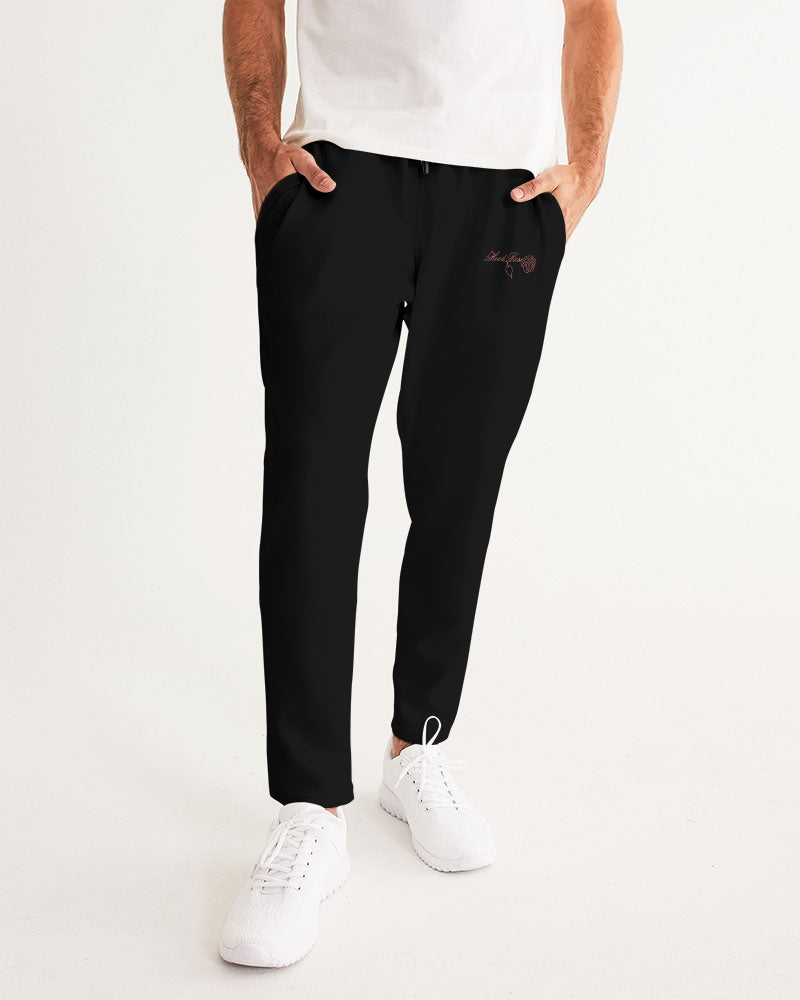 Fall Roses-Black Men's Joggers