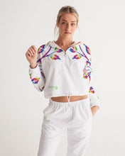 Load image into Gallery viewer, LIMITED EDITION* Pride Rose 2021 Women&#39;s Cropped Windbreaker
