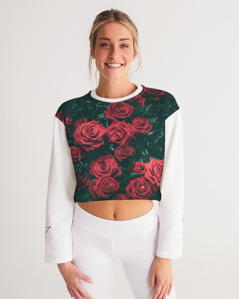 La Colora Women's Cropped Sweatshirt