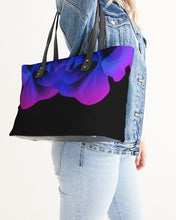 Load image into Gallery viewer, Blue&amp;Purple Rose Stylish Tote
