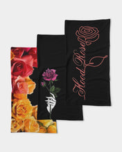 Load image into Gallery viewer, Fall Roses-Black Neck Gaiter Set
