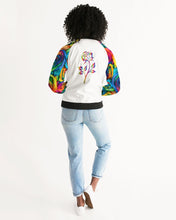 Load image into Gallery viewer, Special Edition* Tie Dye Pride 2021 Women&#39;s Bomber Jacket
