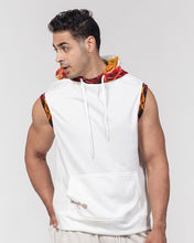 Load image into Gallery viewer, Fall Roses White Men&#39;s Premium Heavyweight Sleeveless Hoodie
