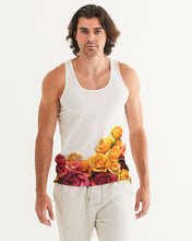 Load image into Gallery viewer, Fall Roses White Men&#39;s Tank
