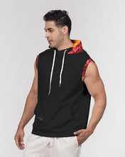 Load image into Gallery viewer, Fall Roses-Black Men&#39;s Premium Heavyweight Sleeveless Hoodie
