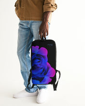 Load image into Gallery viewer, Blue and Purple Rose Slim Tech Backpack
