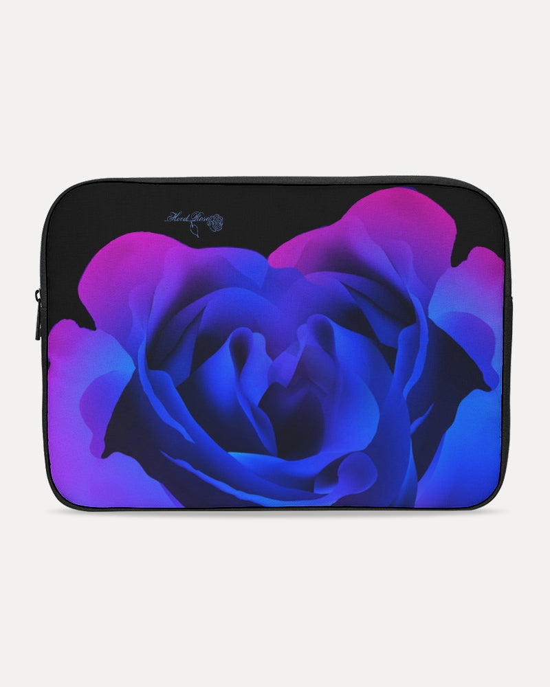 Blue and Purple Rose Laptop Sleeve