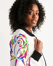 Load image into Gallery viewer, LIMITED EDITION* Pride Rose 2021 Women&#39;s Bomber Jacket

