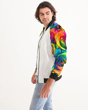 Load image into Gallery viewer, Special Edition* Tie Dye Pride 2021 Men&#39;s Bomber Jacket
