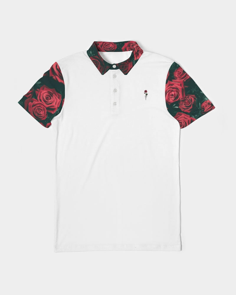 La Colora Men's Slim Fit Short Sleeve Polo