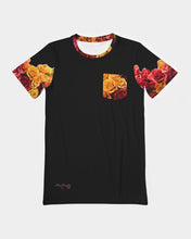 Load image into Gallery viewer, Fall Roses-Black Men&#39;s Everyday Pocket Tee
