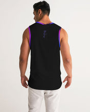 Load image into Gallery viewer, Blue&amp;Purple Rose Men&#39;s Sports Tank
