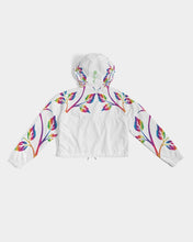 Load image into Gallery viewer, LIMITED EDITION* Pride Rose 2021 Women&#39;s Cropped Windbreaker
