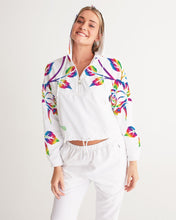 Load image into Gallery viewer, LIMITED EDITION* Pride Rose 2021 Women&#39;s Cropped Windbreaker
